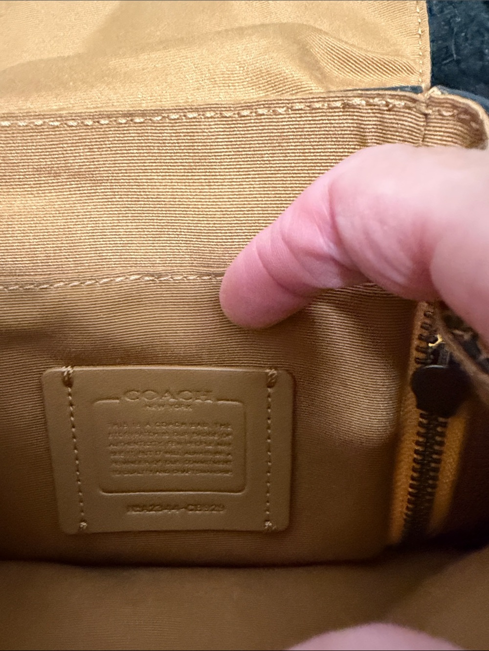 Coach Yellow Pebbled Leather Mini Backpack - Picture 3 of 3